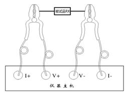 绝缘油介电强度测试仪(六杯)测试线接线图